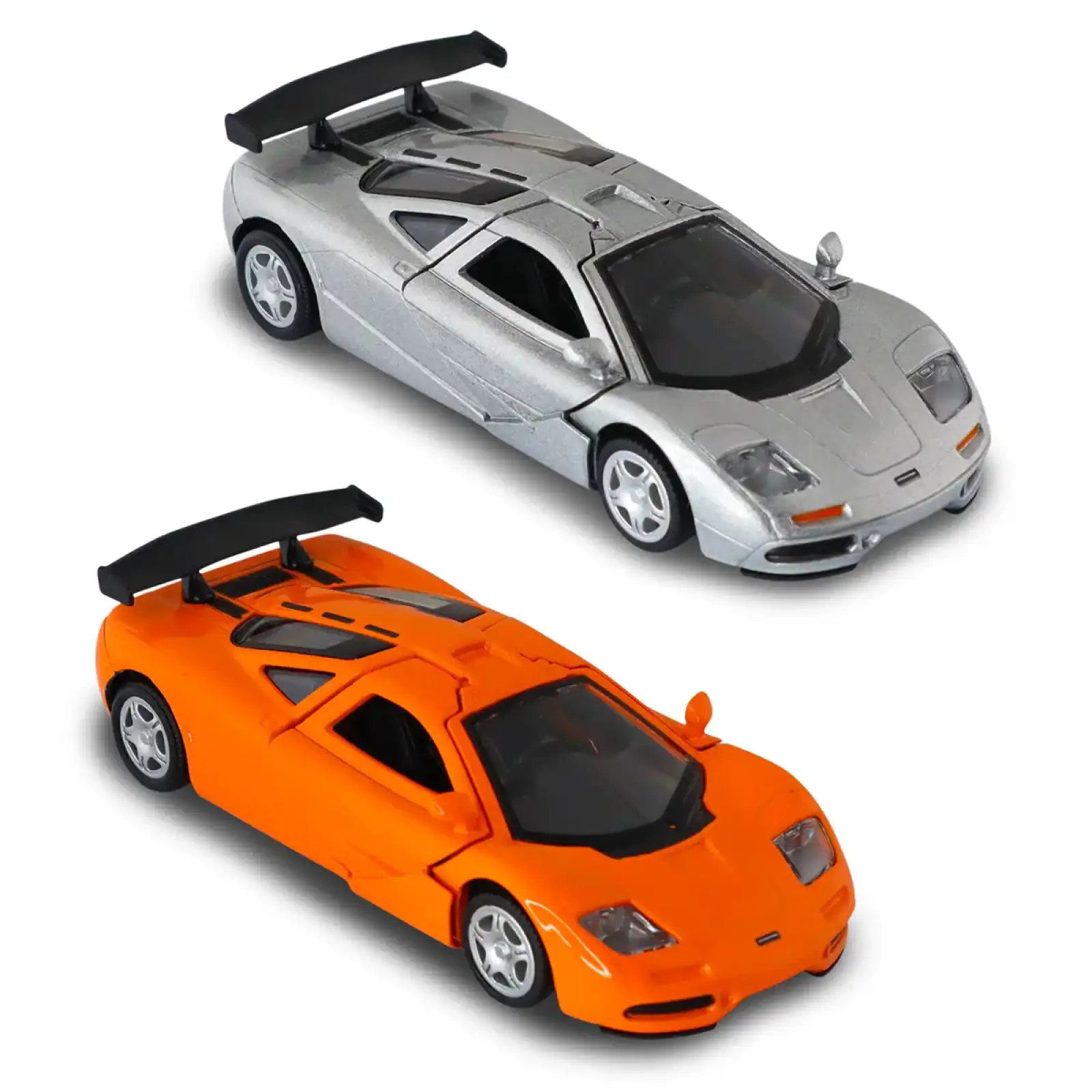 Автомодель MCLAREN F1 1992 (серый, оранжевый) TechnoDrive (250412U)