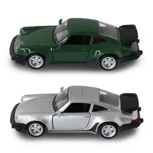 Автомодель PORSCHE 911 TURBO 3.3 1978 (сірий, темно-зелений) TechnoDrive (250413U)