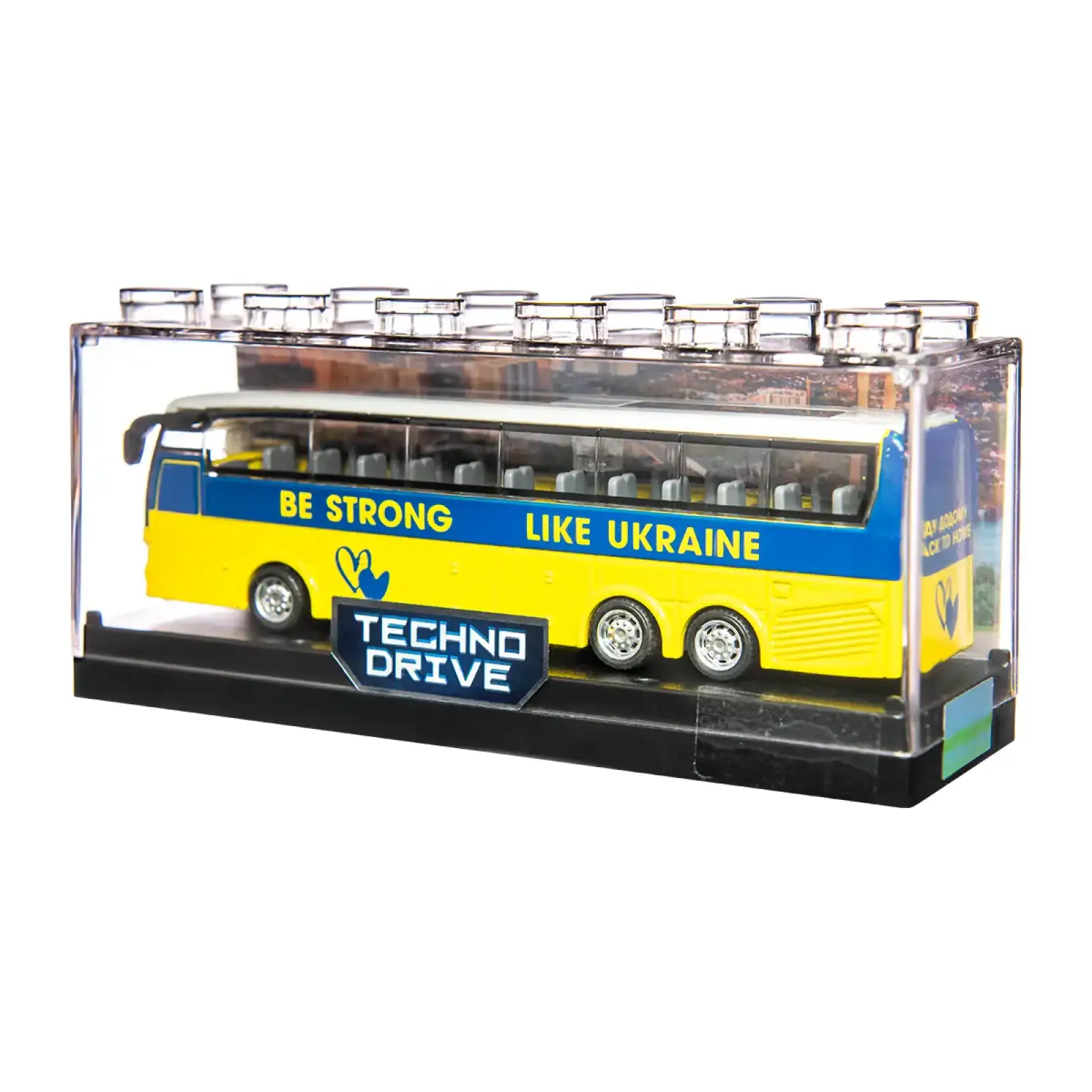 Модель – АВТОБУС ЕКСКУРСІЙНИЙ УКРАЇНА (в пласт. боксі) TechnoDrive (250419CG)