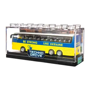 Модель – АВТОБУС ЕКСКУРСІЙНИЙ УКРАЇНА (в пласт. боксі) TechnoDrive (250419CG)