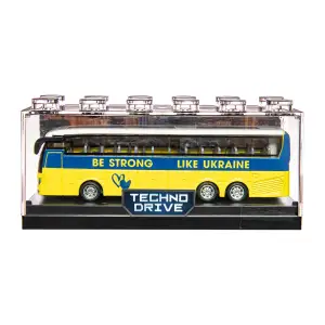 Модель – АВТОБУС ЕКСКУРСІЙНИЙ УКРАЇНА (в пласт. боксі) TechnoDrive (250419CG)
