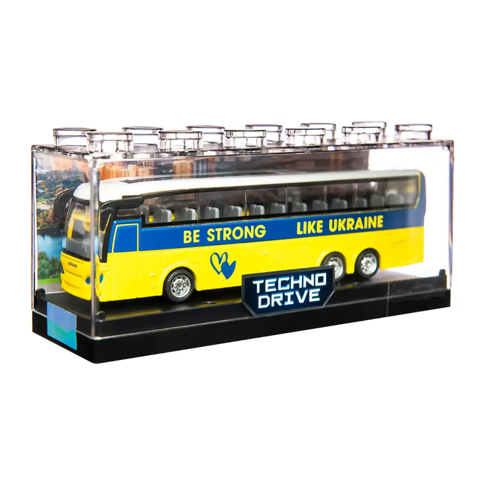 Модель – АВТОБУС ЕКСКУРСІЙНИЙ УКРАЇНА (в пласт. боксі) TechnoDrive (250419CG)