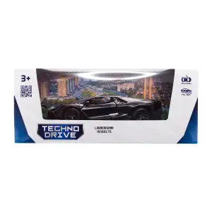 Автомодель LAMBORGHINI REVUELTO (матовый черный) TechnoDrive (250934UBl)
