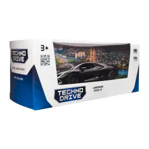 Автомодель LAMBORGHINI REVUELTO (матовый черный) TechnoDrive (250934UBl)