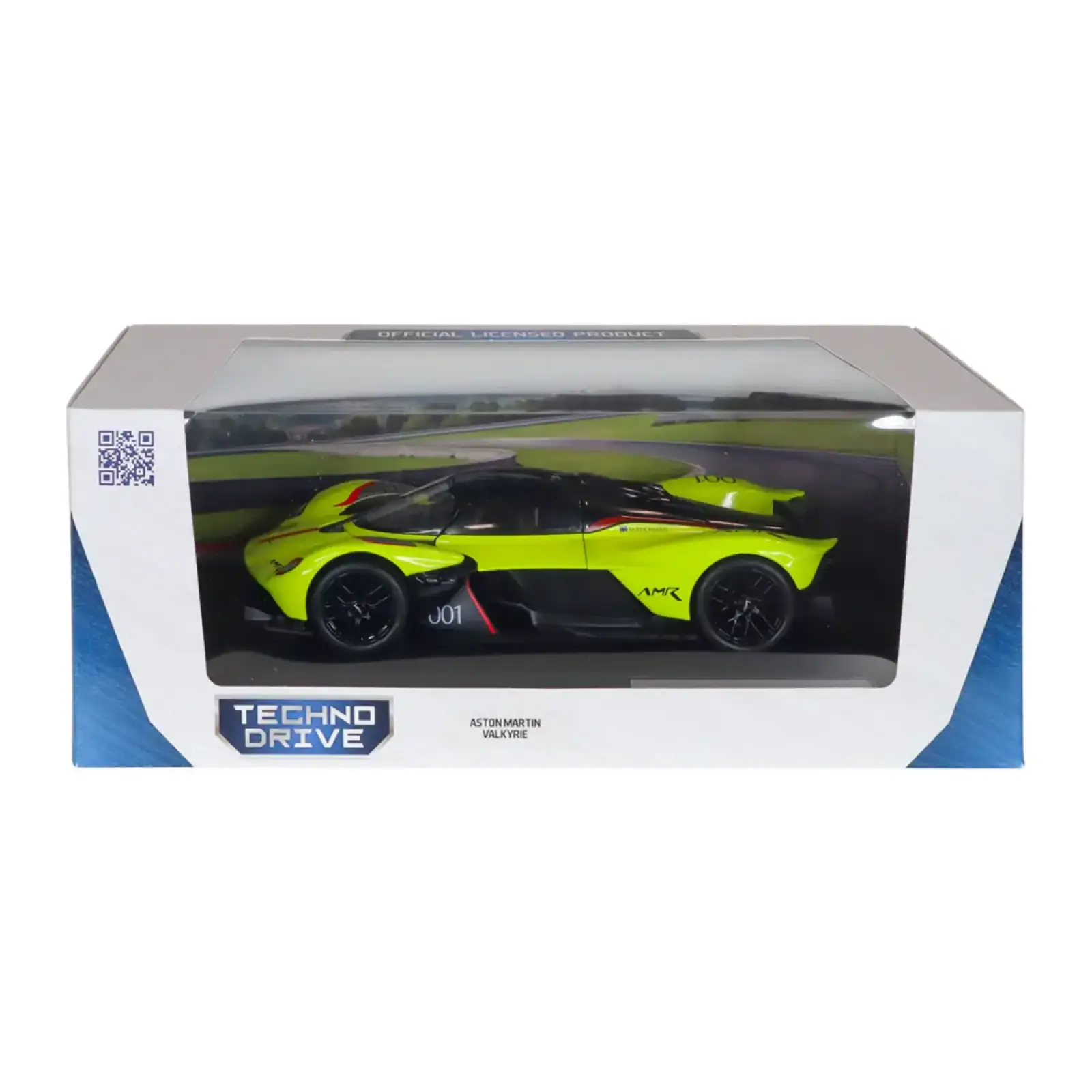 Автомодель ASTON MARTIN VALKYRIE (жёлтый, 1:18) TechnoDrive (250937AMVKLG)