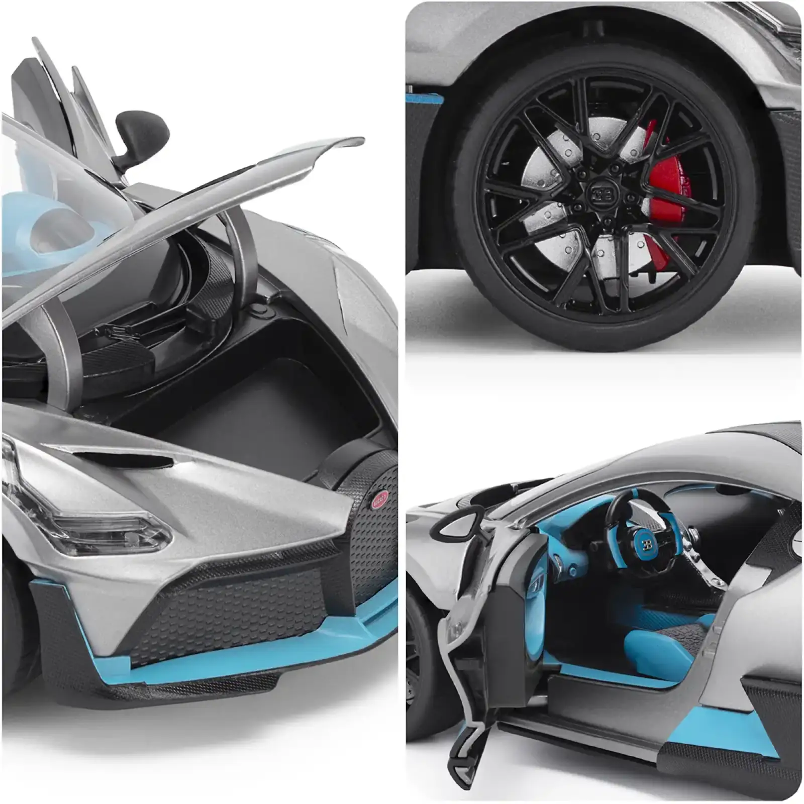 Автомодель BUGATTI DIVO (серый, 1:18) TechnoDrive (250940BDGY)