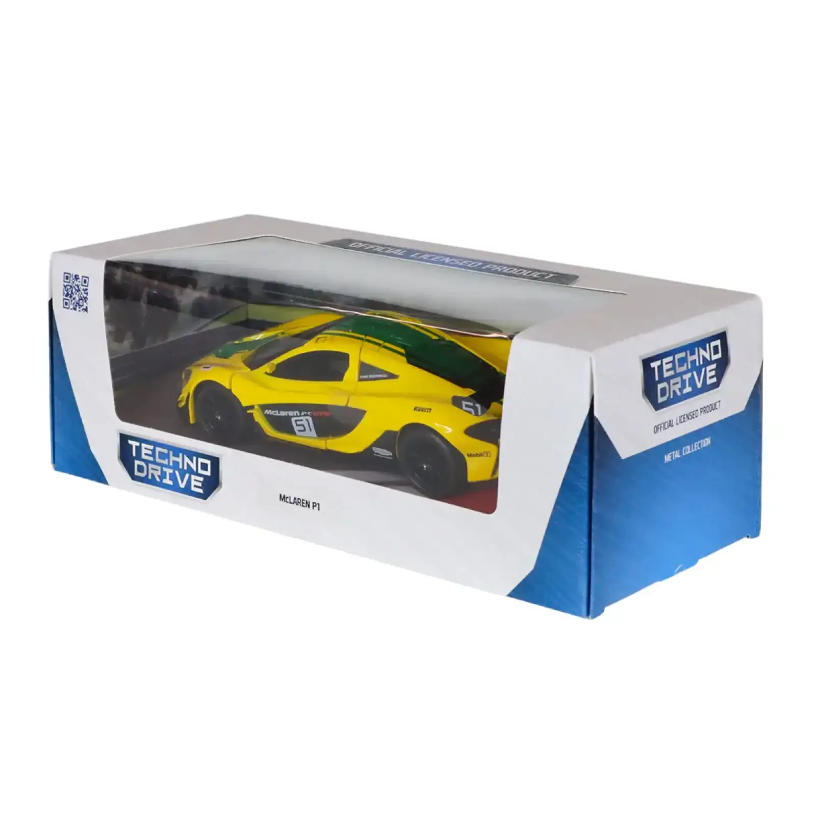 Автомодель MCLAREN P1 (желтый, 1:24) TechnoDrive (250943MLP1YW)