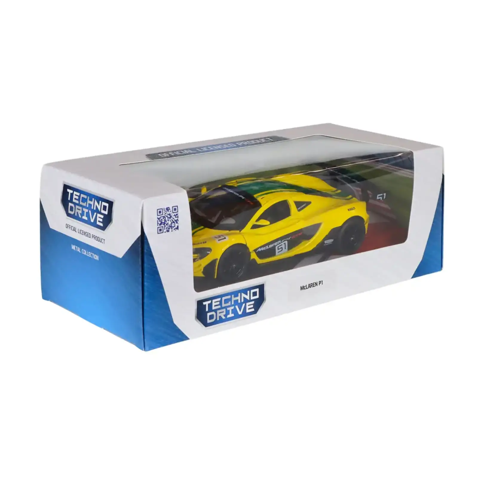 Автомодель MCLAREN P1 (желтый, 1:24) TechnoDrive (250943MLP1YW)