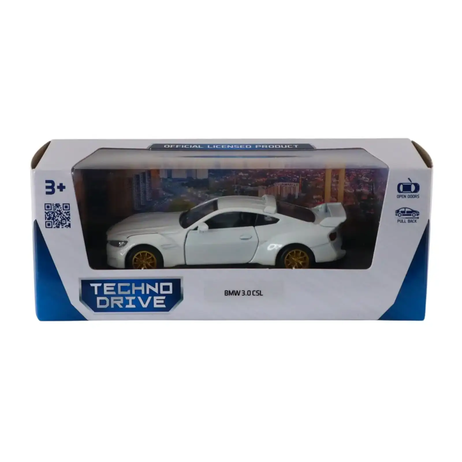 Автомодель BMW 3.0 CSL (білий) TechnoDrive (250948)