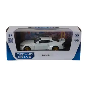 Автомодель BMW 3.0 CSL (білий) TechnoDrive (250948)