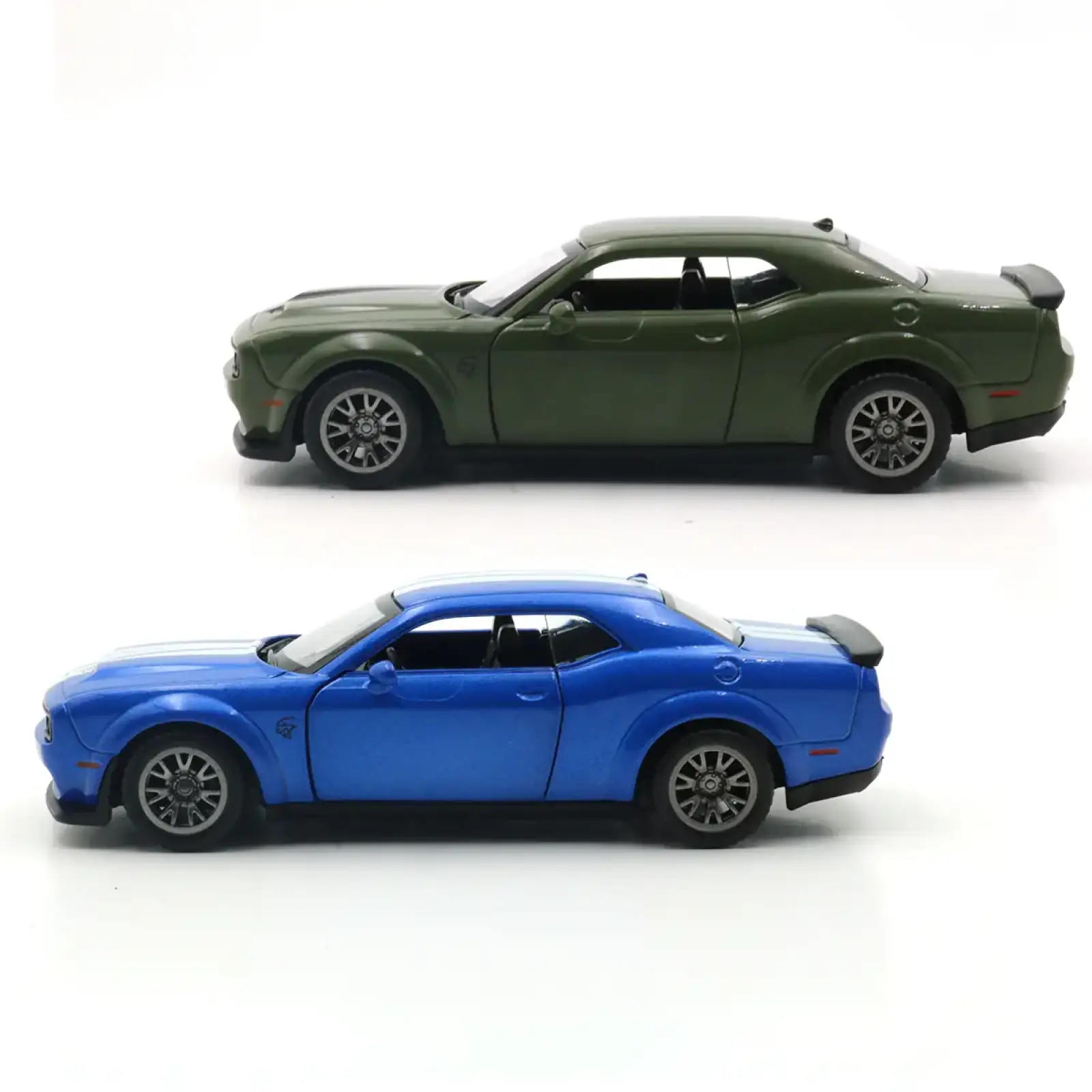 Автомодель DODGE CHALLENGER SRT JAILBREAK 2022 (синій, зелений) TechnoDrive (250949)