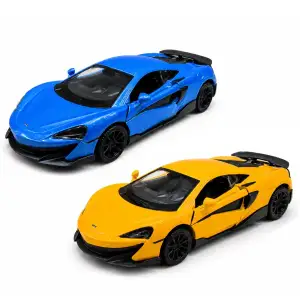 Автомодель – MCLAREN 600LT (синий, оранжевый) TechnoDrive (250949U)