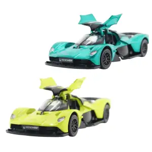Автомодель ASTON MARTIN VALKYRIE 2024 (зеленый, желтый) TechnoDrive (250951)