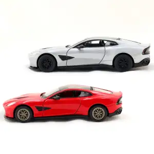 Автомодель ASTON MARTIN VANQUISH (красный, серебристый) TechnoDrive (250952)