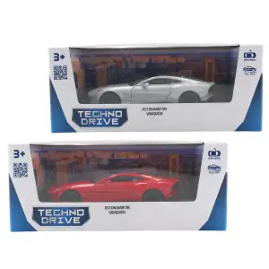 Автомодель ASTON MARTIN VANQUISH (червоний, сріблястий) TechnoDrive (250952)