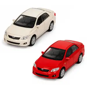 Автомодель – TOYOTA COROLLA (червоний, бежевий) TechnoDrive (26010W)