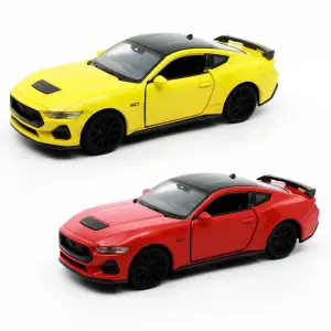 Автомодель – 2024 FORD MUSTANG GT (жовтий, червоний) TechnoDrive (26015W)