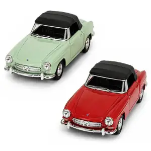 Автомодель – 1955 MERCEDES-BENZ 190 SL (зелений, червоний) TechnoDrive (26017W)