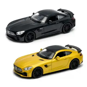 Автомодель – MERCEDES‑AMG GT R (жовтий, чорний) TechnoDrive (26019W)