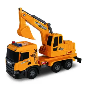 Автомодель серии "Super Big Truck" – ЭКСКАВАТОР SCANIA (свет, звук) TechnoDrive (5006KS)