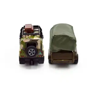 Ігровий набір – LAND ROVER DEFENDER MІЛІТАРІ (з причепом) TechnoDrive (520027.270)