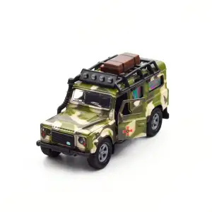 Игровой набор – LAND ROVER DEFENDER MИЛИТАРИ (с лодкой) TechnoDrive (520191.270)