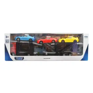 Ігровий набір – АВТОПЕРЕВІЗНИК (автоперевізник, 3 машини, 1:60, 26cm) TechnoDrive (541756.270)