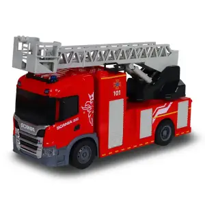 Автомодель серии "Big Truck" – ПОЖАРНАЯ МАШИНА SCANIA (свет, звук, функ. воды) TechnoDrive (6407KS)