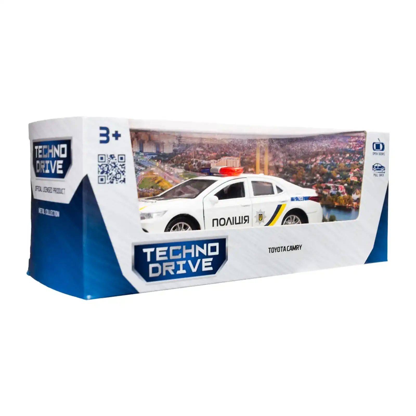 Автомодель TOYOTA CAMRY ПОЛІЦІЯ TechnoDrive (KM250416)