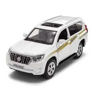 Автомодель - TOYOTA PRADO (білий) TechnoDrive (KM250425W)