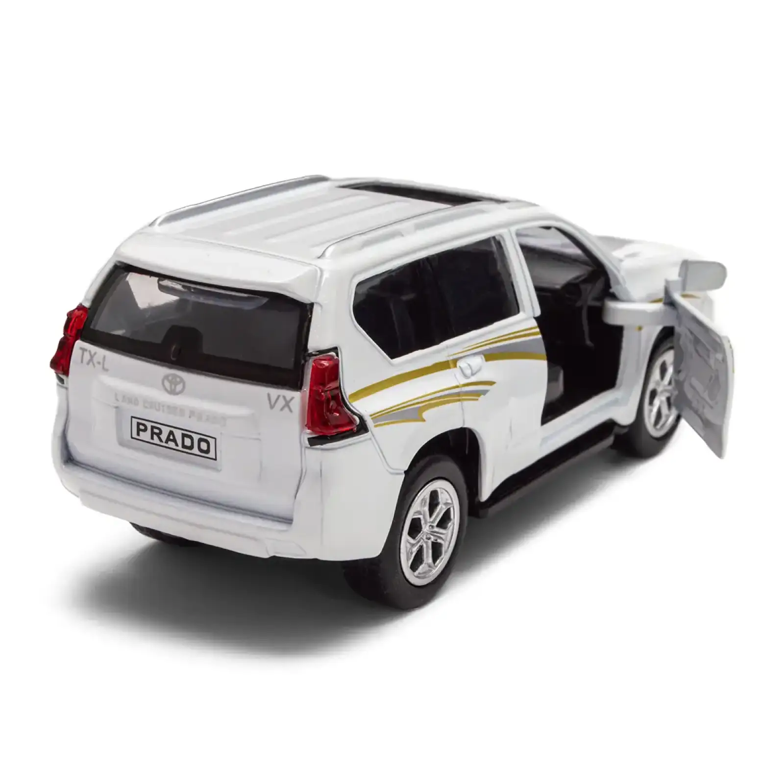 Автомодель - TOYOTA PRADO (білий) TechnoDrive (KM250425W)