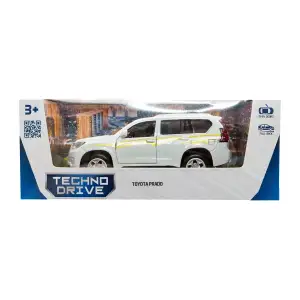 Автомодель - TOYOTA PRADO (білий) TechnoDrive (KM250425W)