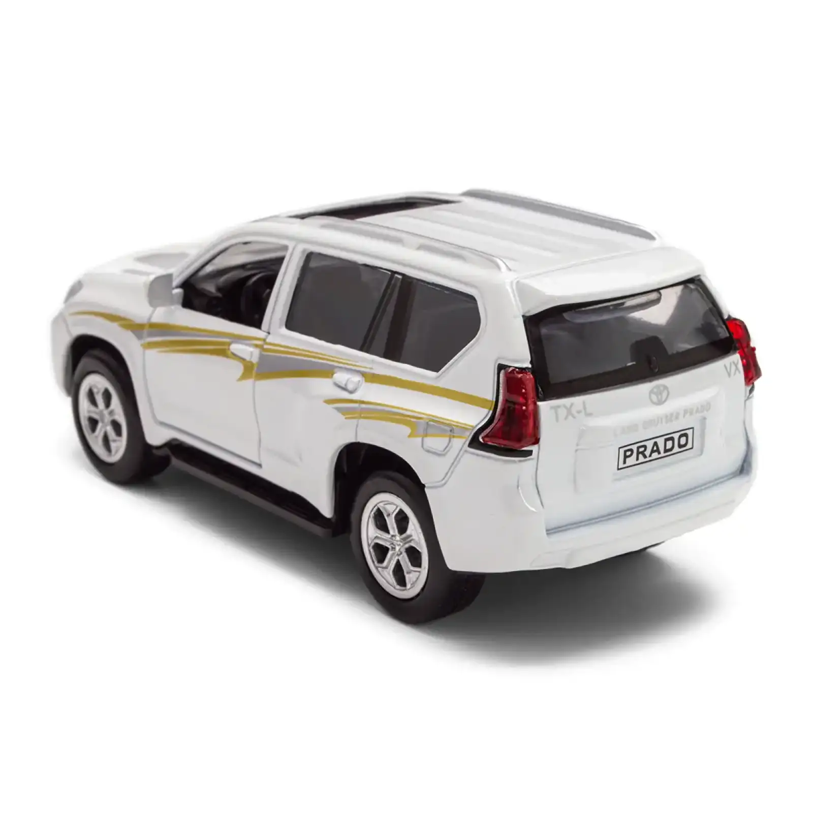 Автомодель - TOYOTA PRADO (білий) TechnoDrive (KM250425W)