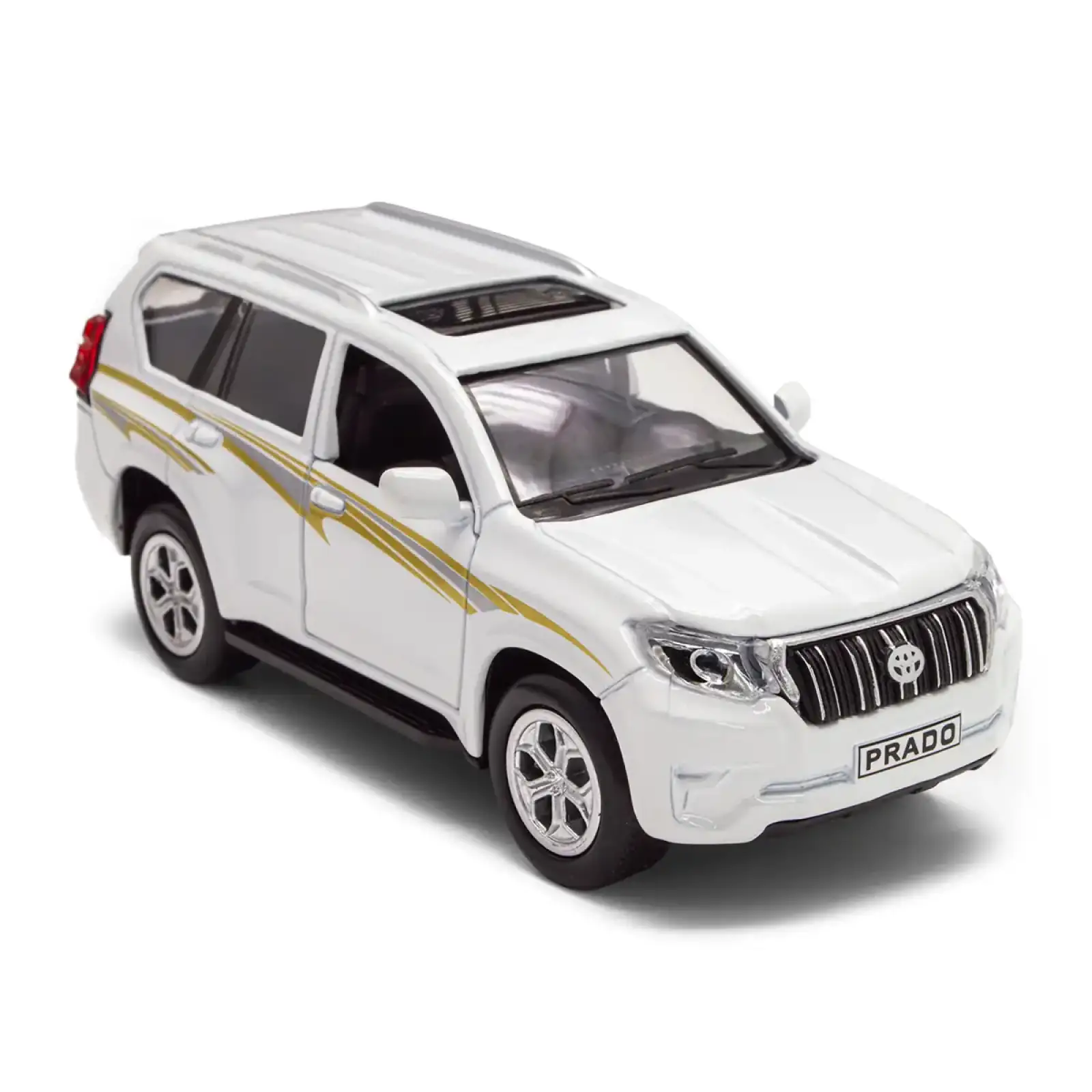 Автомодель - TOYOTA PRADO (білий) TechnoDrive (KM250425W)