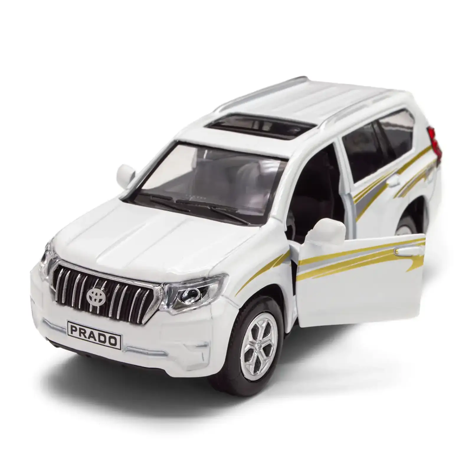 Автомодель - TOYOTA PRADO (білий) TechnoDrive (KM250425W)