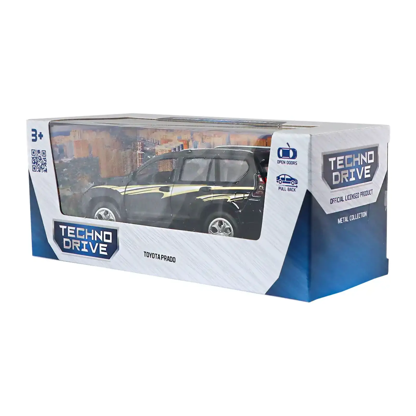Автомодель TOYOTA PRADO (черный) TechnoDrive (KM6189D)