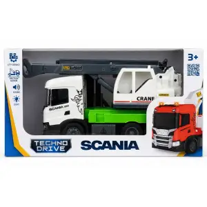 Автомодель серии "Big Truck" – АВТОКРАН SCANIA (свет, звук) TechnoDrive (OC-6404)