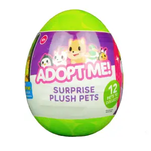 Мягкая игрушка-сюрприз в яйце ADOPT ME! S2 – ЗАБАВНЫЕ ЗВЕРЮШКИ (12 видов, в ассорт.) (AME0020)