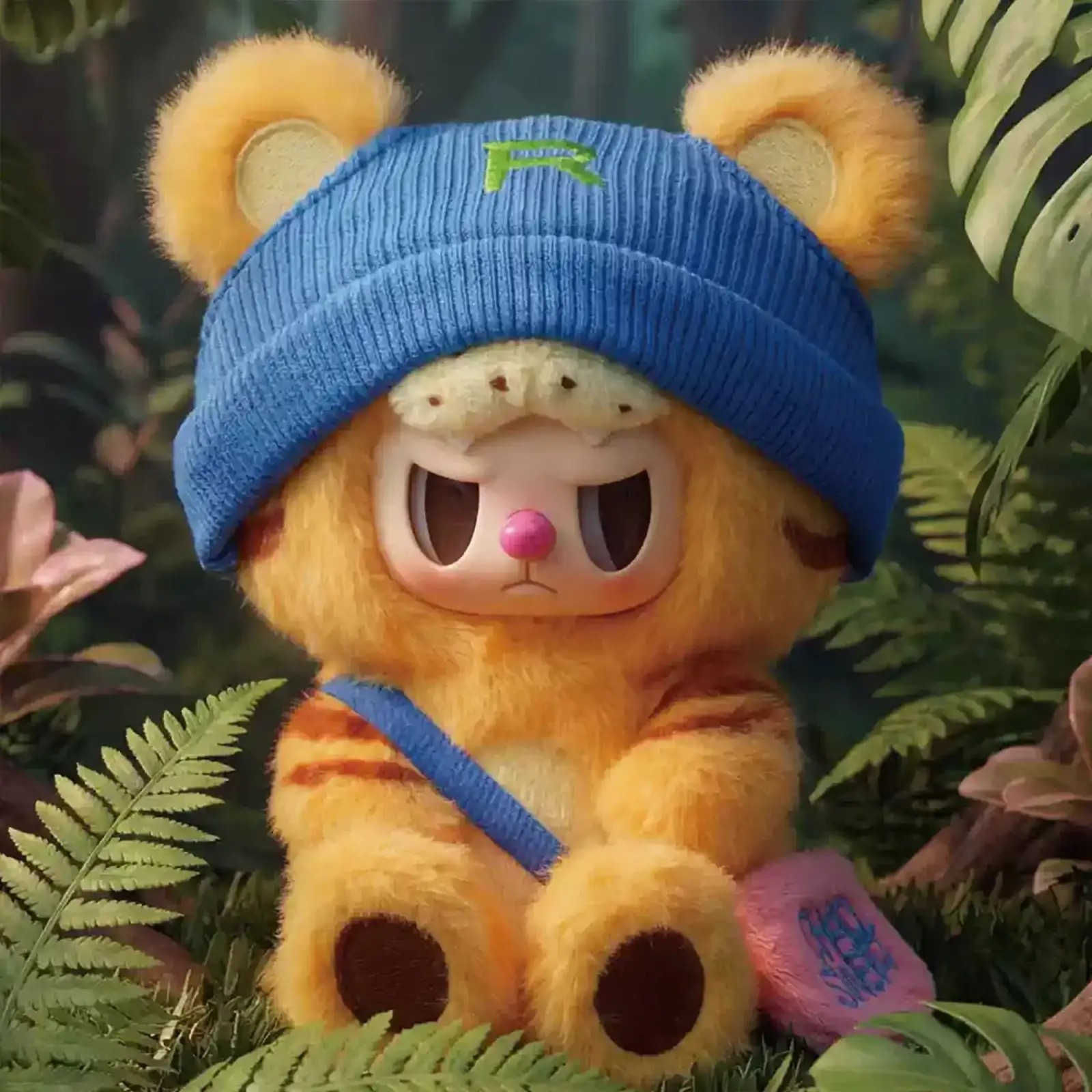 Колекційна м'яка іграшка з кільцем POP TOP Rebel Bear серії 