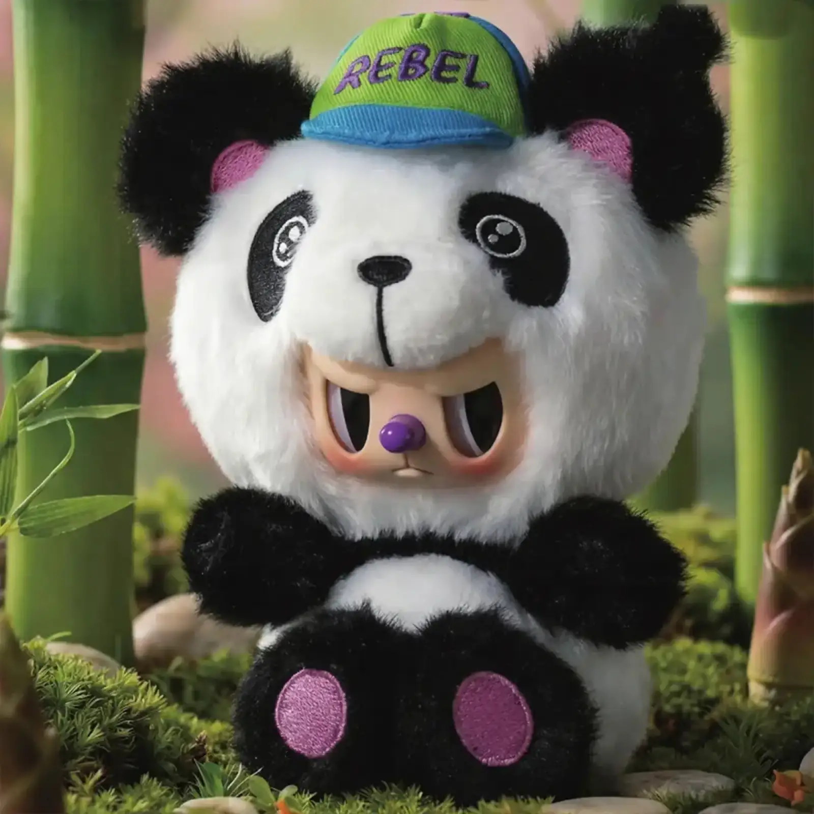 Колекційна м'яка іграшка з кільцем POP TOP Rebel Bear серії 
