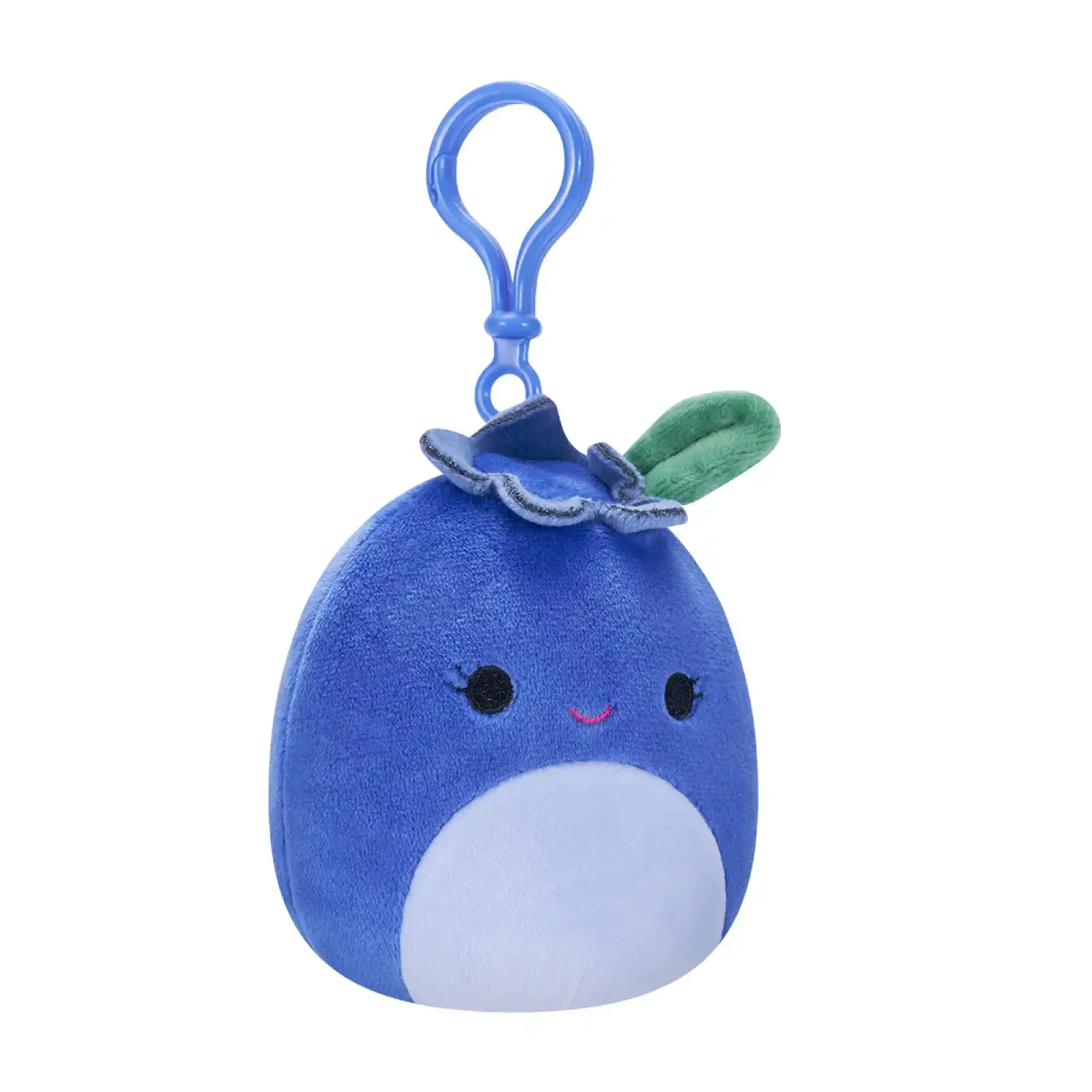 М'яка іграшка на кліпсі SQUISHMALLOWS – ЧОРНИЦЯ БЛУБІ (9 cm) (SQCP00147)
