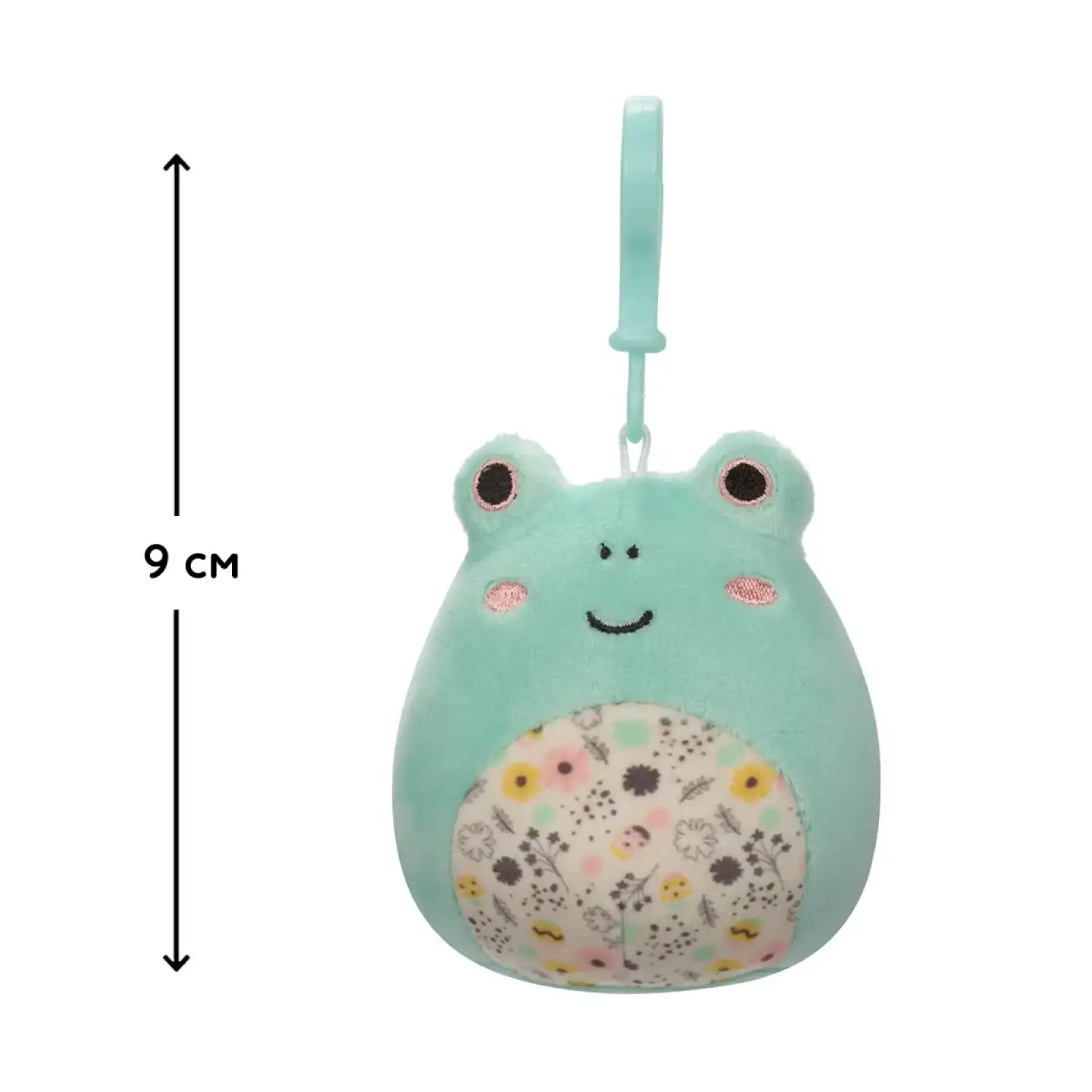 М'яка іграшка на кліпсі SQUISHMALLOWS - ЖАБКА ФРІД (9 cm) (SQCP00179)