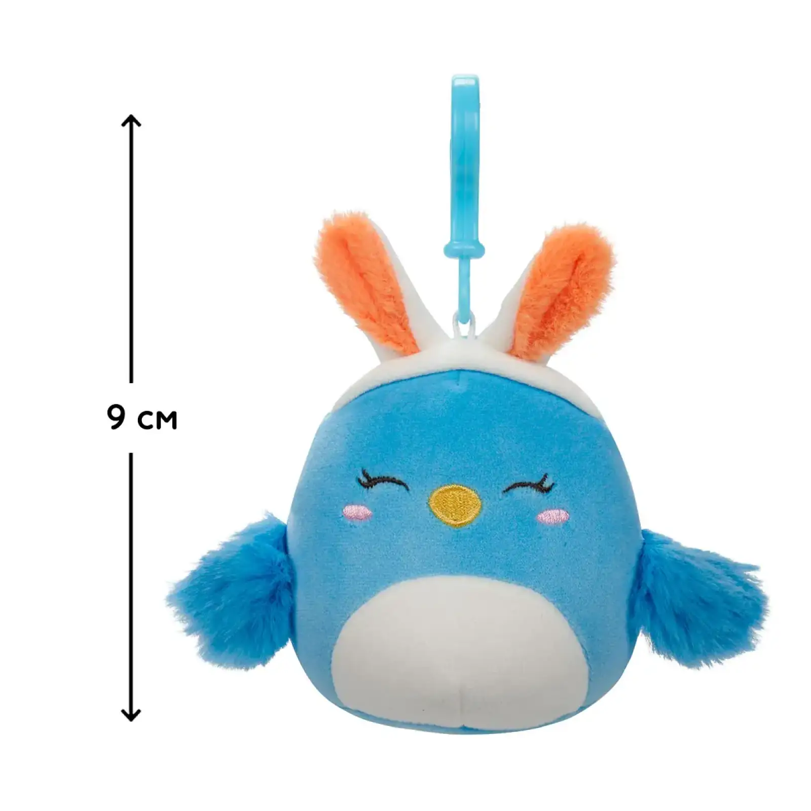 М'яка іграшка на кліпсі SQUISHMALLOWS - ПТАШКА БЕБЕ (9 cm) (SQCP00183)