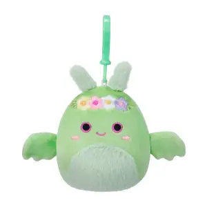 М'яка іграшка на кліпсі SQUISHMALLOWS – ДРАКОН ТОВ (9 cm) (SQCP00217)