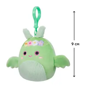 Мягкая игрушка на клипсе SQUISHMALLOWS – ДРАКОН ТОВ (9 cm) (SQCP00217)