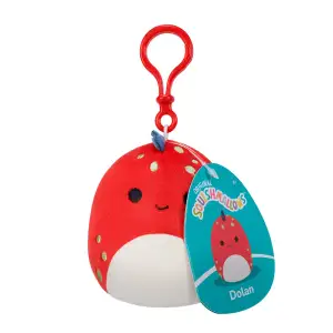 М'яка іграшка на кліпсі SQUISHMALLOWS – ДІНО ДОЛАН (9 cm) (SQCP00218)