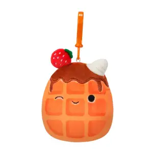 М'яка іграшка на кліпсі SQUISHMALLOWS – ВАФЕЛЬКА ВІВЕР (9 cm) (SQCP00219)