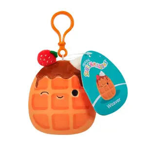 Мягкая игрушка на клипсе SQUISHMALLOWS – ВАФЕЛЬКА ВИВЕР (9 cm) (SQCP00219)