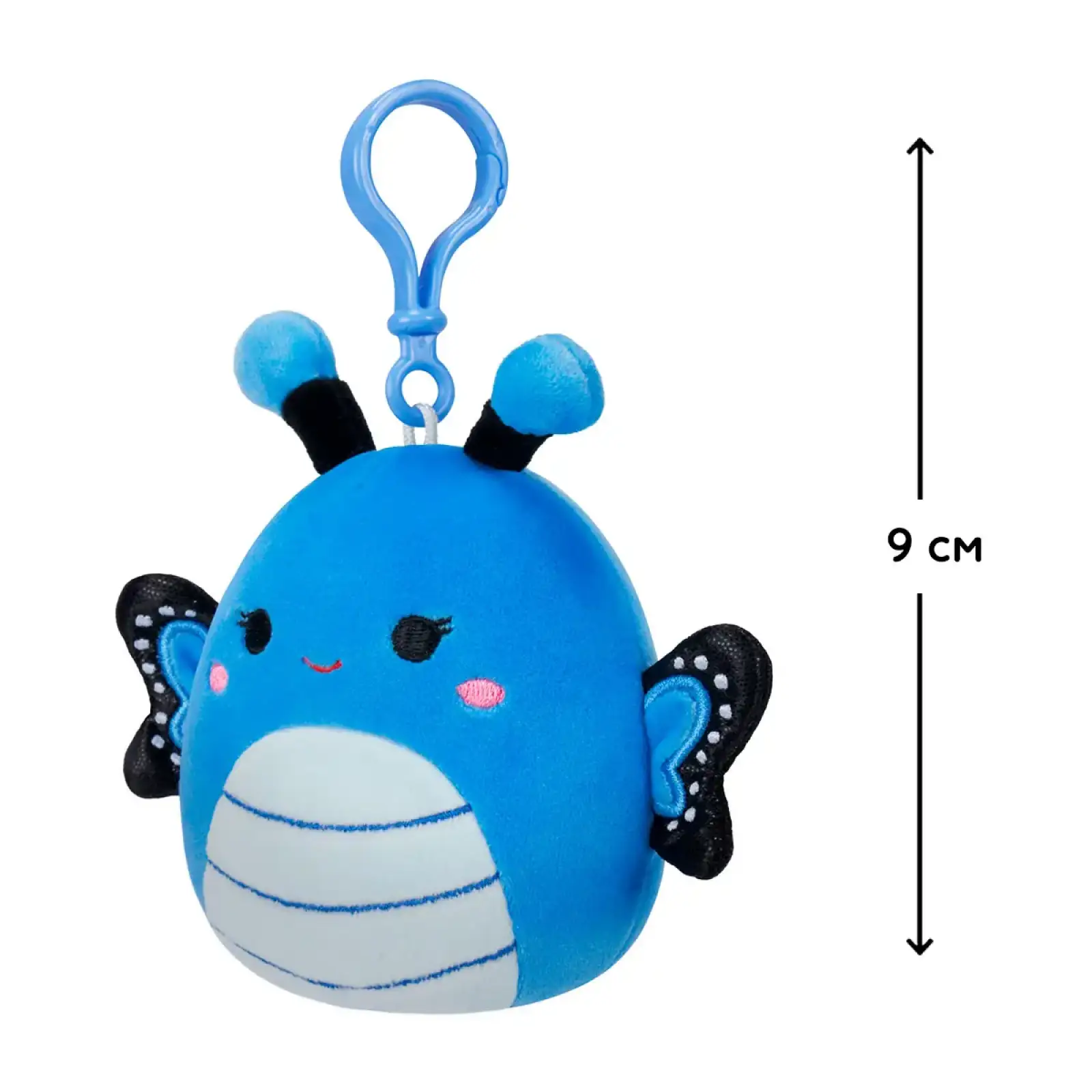 М'яка іграшка на кліпсі SQUISHMALLOWS – МЕТЕЛИК ВЕЙВЕРЛІ (9 cm) (SQCP00220)