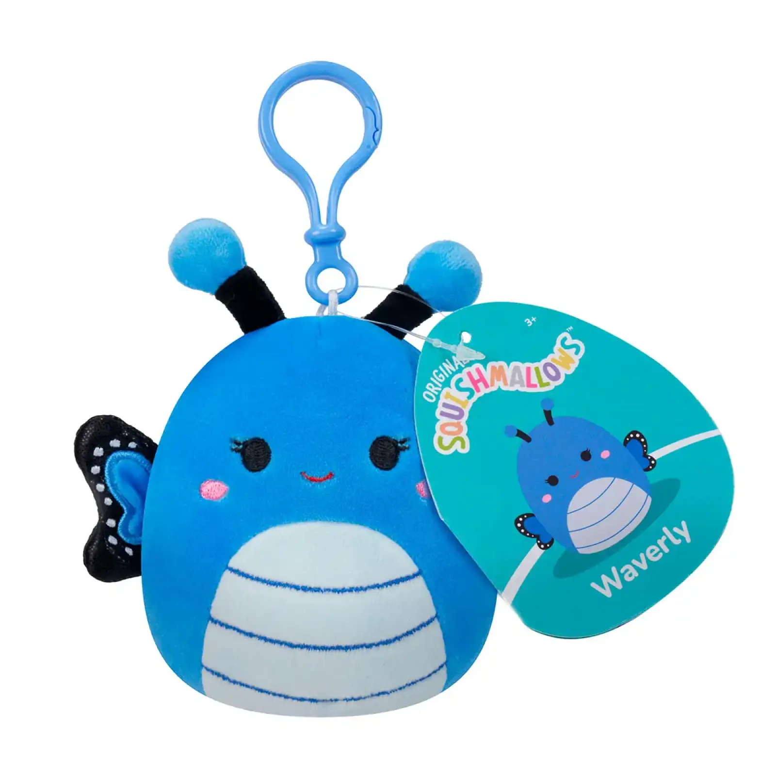 М'яка іграшка на кліпсі SQUISHMALLOWS – МЕТЕЛИК ВЕЙВЕРЛІ (9 cm) (SQCP00220)
